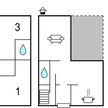بيت للعطل Three-bedroom Holiday In